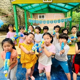 사랑유치원 어린이들의 여름나기